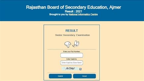 RBSE 12th Result 2022 Science, Commerce (Declared) Live: .